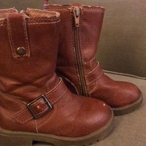 Toddler “leather” boots